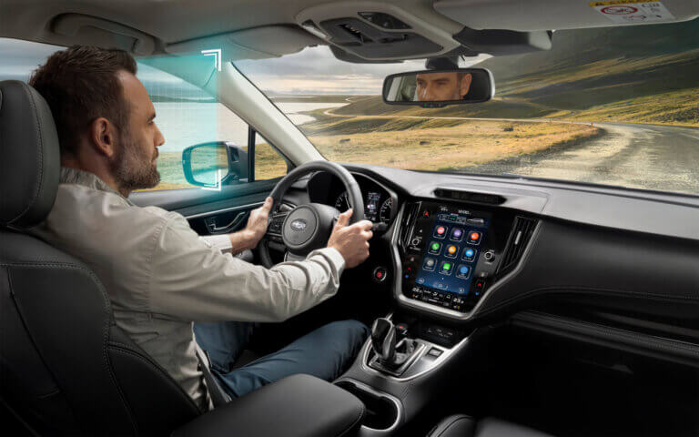 de nieuwe subaru outback 2021 met driver monitoring